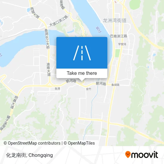 化龙南街 map