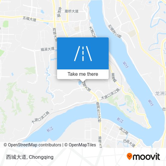 西城大道 map
