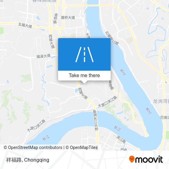 祥福路 map