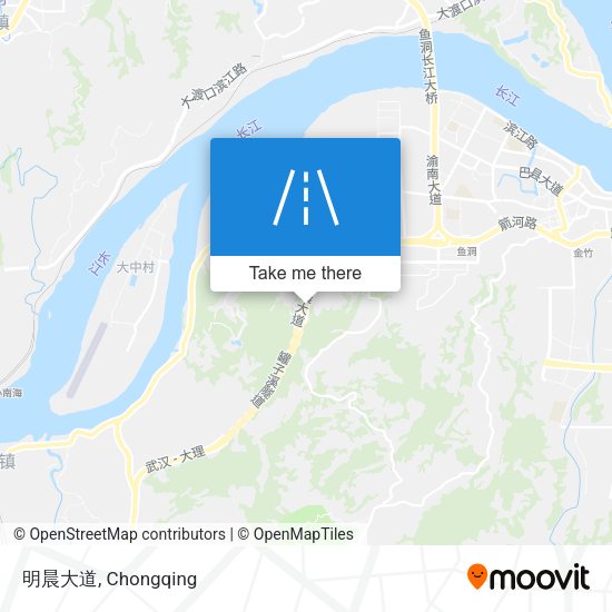 明晨大道 map