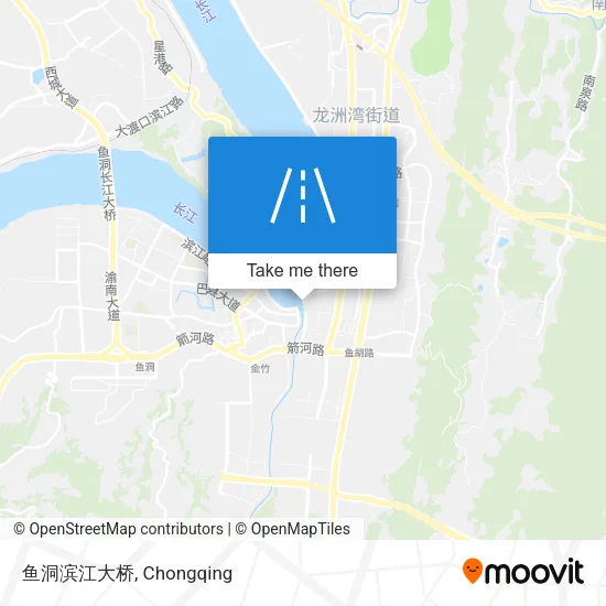 鱼洞滨江大桥 map