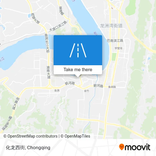 化龙西街 map