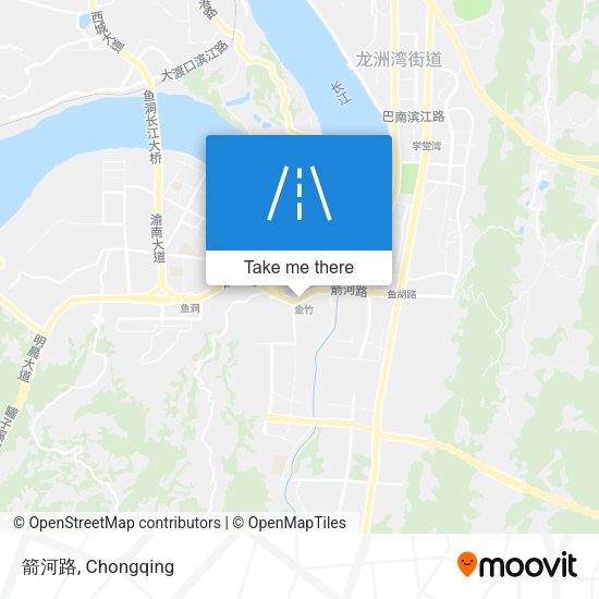 箭河路 map