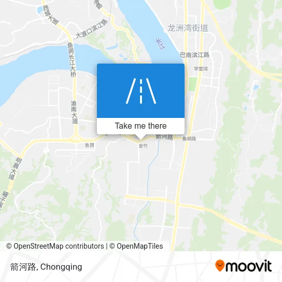 箭河路 map