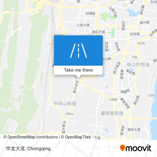 华龙大道 map