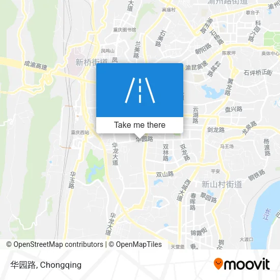 华园路 map