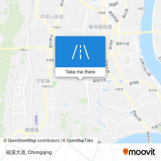 福溪大道 map