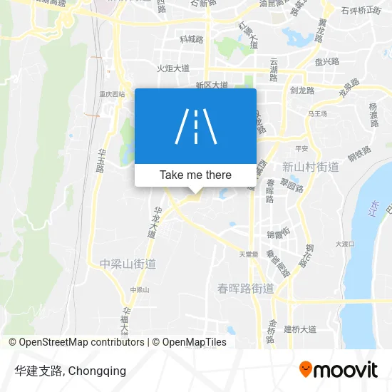 华建支路 map