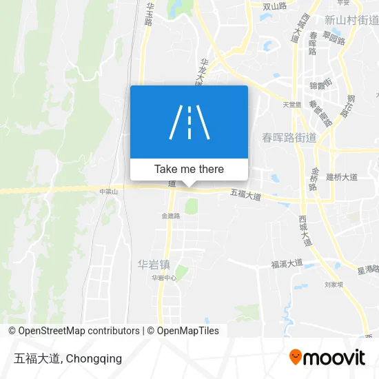 五福大道 map