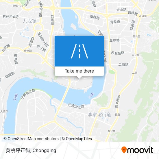 黄桷坪正街 map