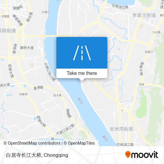 白居寺长江大桥 map