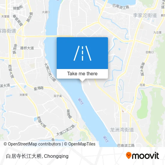 白居寺长江大桥 map