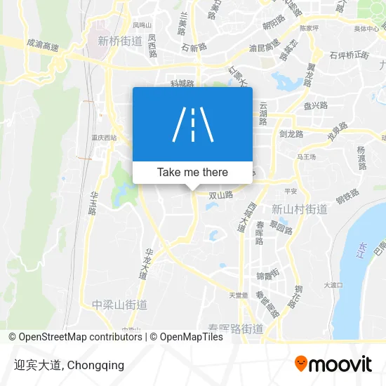 迎宾大道 map