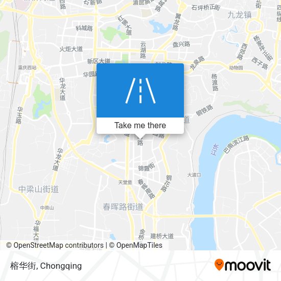 榕华街 map