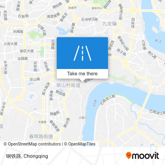 钢铁路 map
