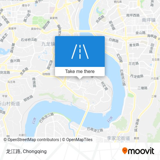 龙江路 map