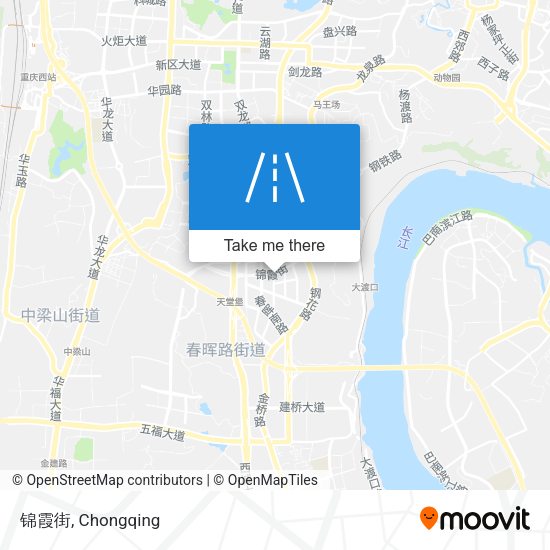 锦霞街 map