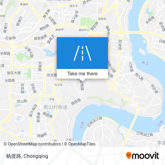 杨渡路 map