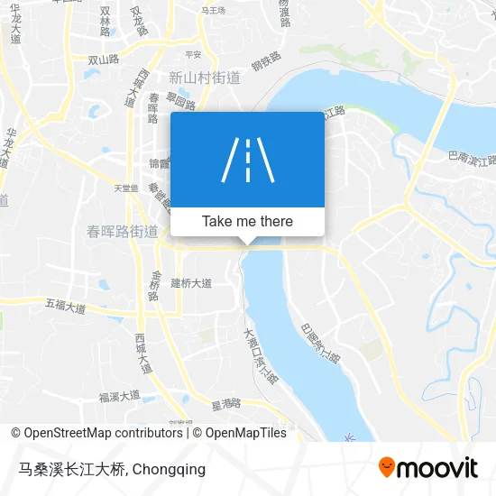 马桑溪长江大桥 map