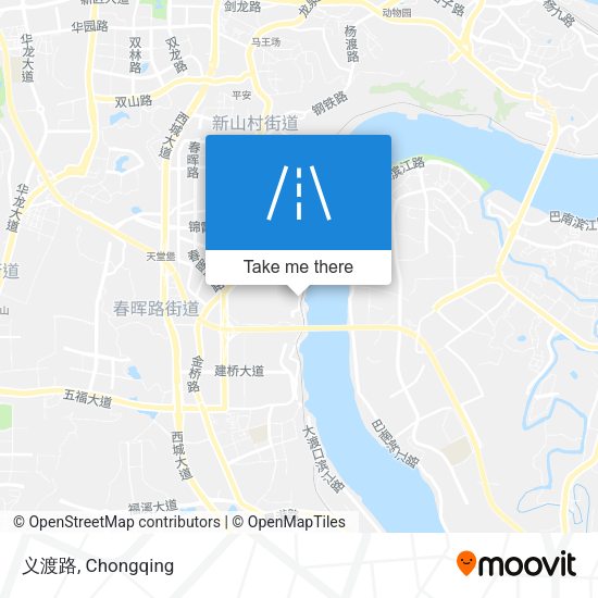 义渡路 map