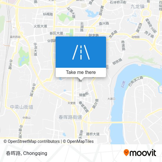 春晖路 map