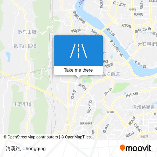 清溪路 map