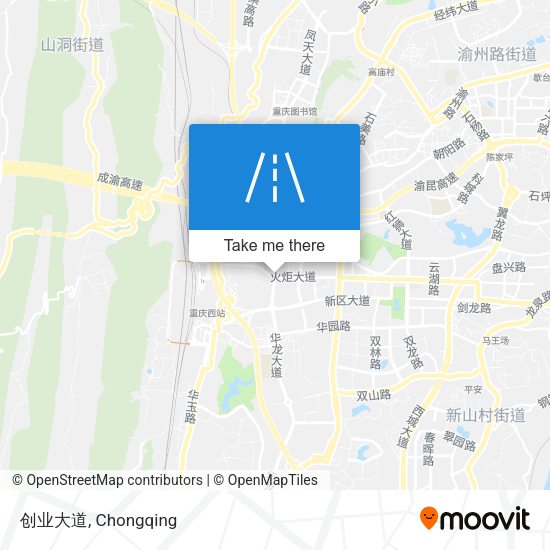 创业大道 map