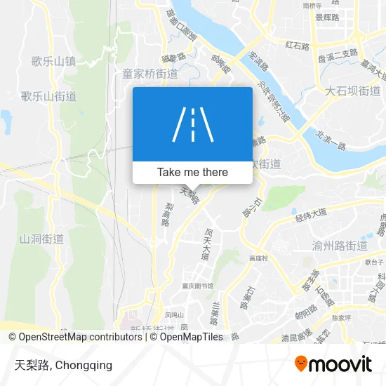 天梨路 map