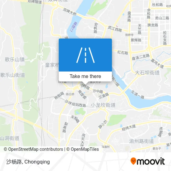 沙杨路 map