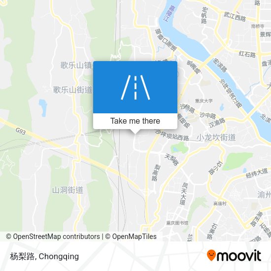 杨梨路 map