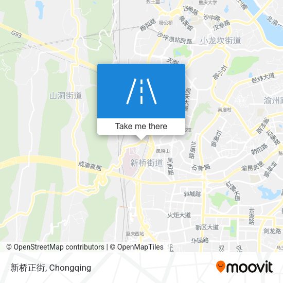 新桥正街 map