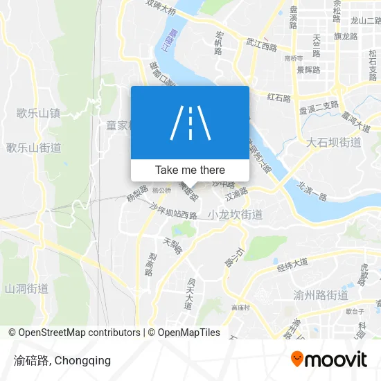 渝碚路 map