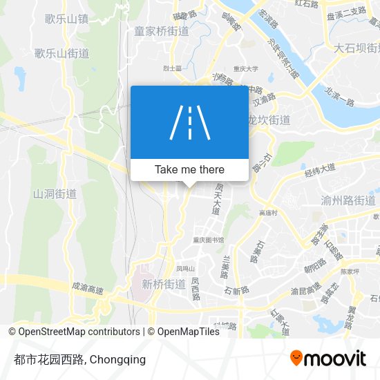 都市花园西路 map