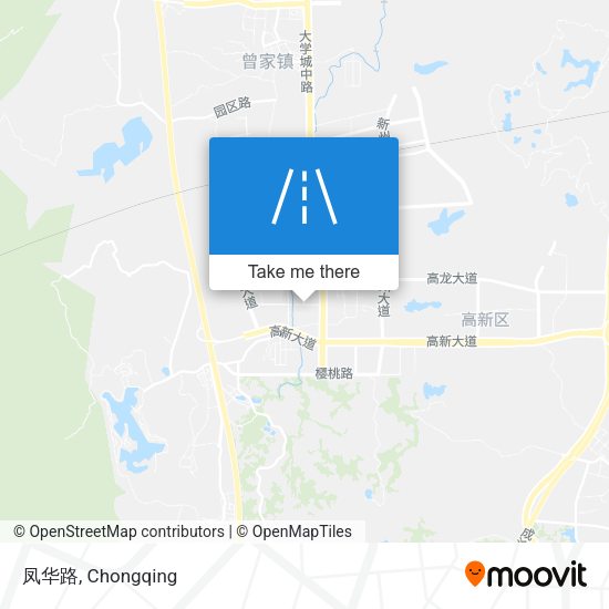 凤华路 map