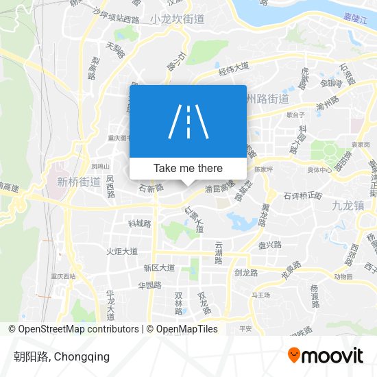 朝阳路 map