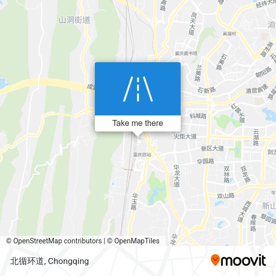 北循环道 map