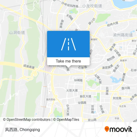 凤西路 map