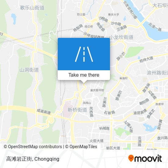 高滩岩正街 map