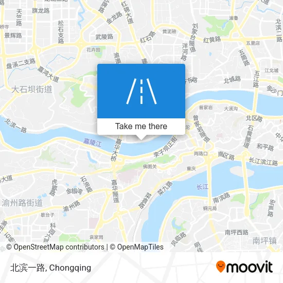 北滨一路 map