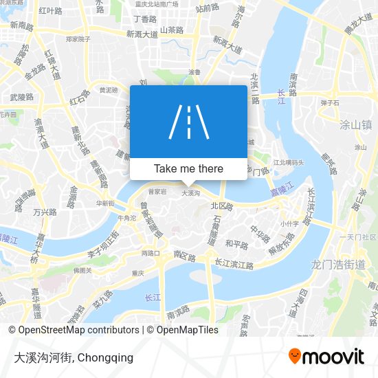大溪沟河街 map
