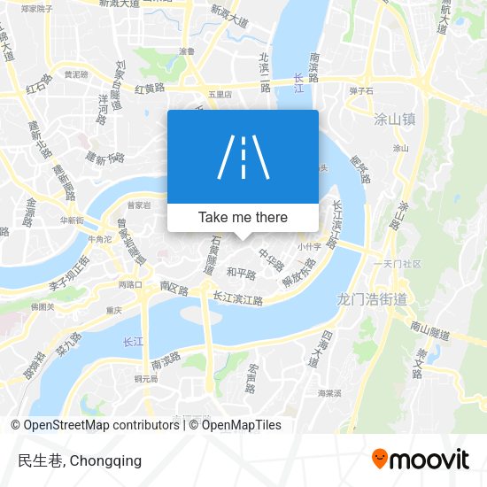 民生巷 map