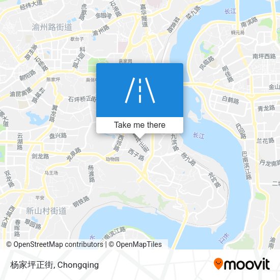 杨家坪正街 map