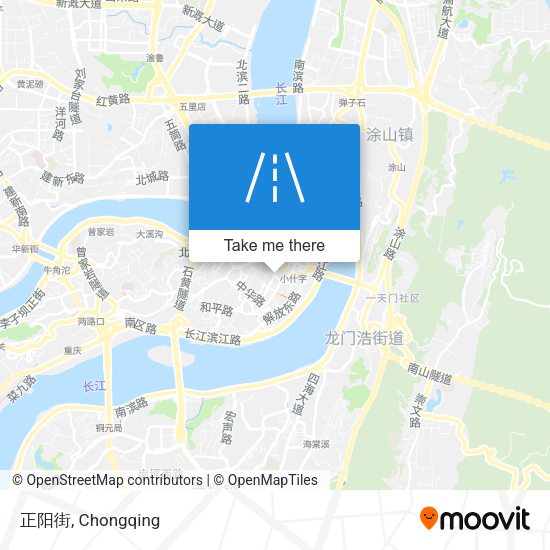 正阳街 map