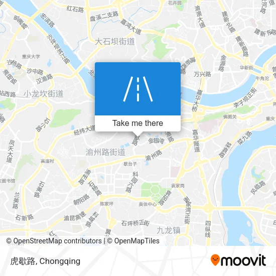 虎歇路 map
