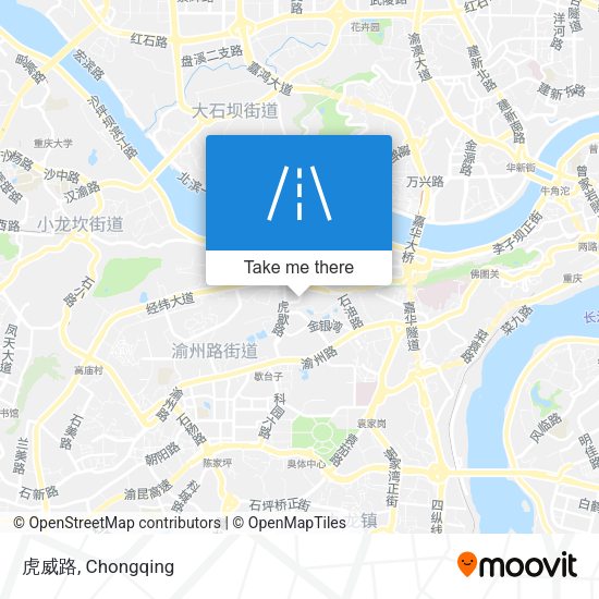 虎威路 map