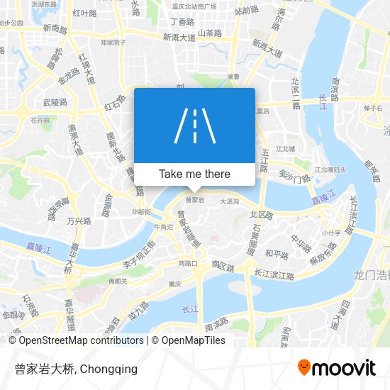 曾家岩大桥 map