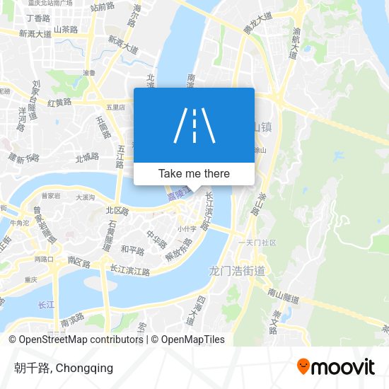 朝千路 map