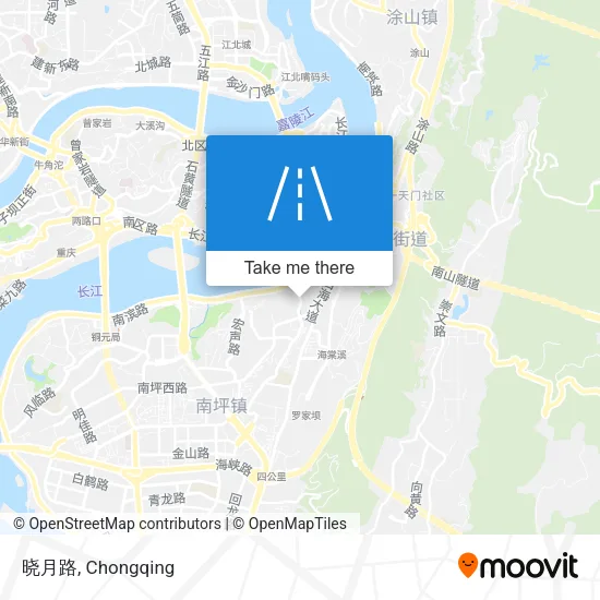 晓月路 map