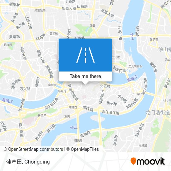 蒲草田 map