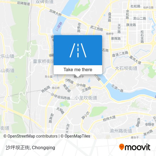 沙坪坝正街 map